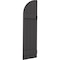 Ekena Millwork Americraft 4-Board (2 Batten) Wood Joined Board-n-Batten Shutters w/ Arch Top, ARW101BQ414X77SMH, PR ARW101BQ414X77SMH - alternate 7